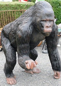 Deko Affe lebensgroßer Deko Gorilla