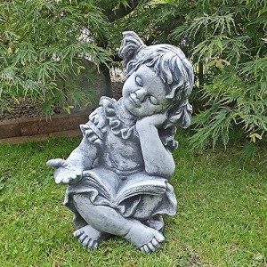 Steinfigur Mädchen Steinguss