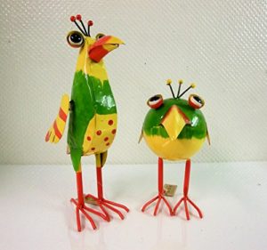 Metallfigur Vogel