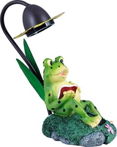 Solar Frosch mit LED
