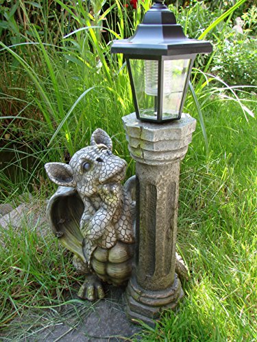 Solar LED Leuchte Frosch Gilbert Gartenfigur Solarleuchte Garten Deko Licht NEU 