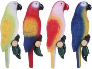 Gartenstecker Solarfiguren Papageien