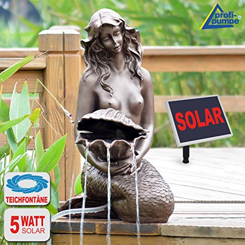 Gartenbrunnen mit Pumpe "Meerjungfrau"