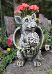 putziges Gargoyle Drachkind für Garten