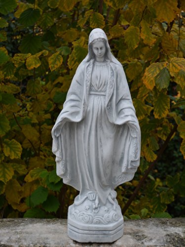 Gartenfigur heilige Madonna aus Steinguss, frostfest