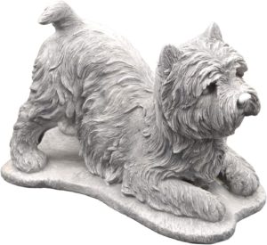Deko Hund Yorkshire Terrier Gartenfigur