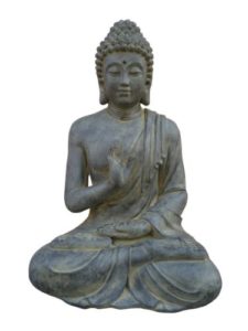 Buddha Figur sitzend für Haus und Garten