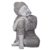 Großer Buddha: Bronze oder Steingrau