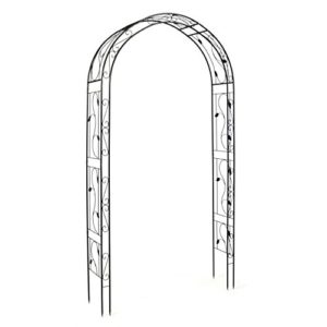 Rosenbogen Torbogen - Rankhilfe - 2,5m Höhe schwarz