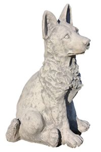 Schäferhund Steinfigur - Deko Hund kaufen
