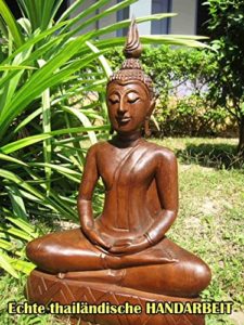 CHIANG MAI BUDDHA - großer Holz Buddha - Thailand - 75 cm
