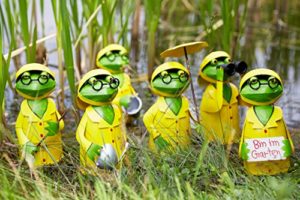 Geschenk für Angler - Zaunhocker Froschtruppe - Die Fischer