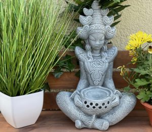 Shiva Gartenfigur Steinguss